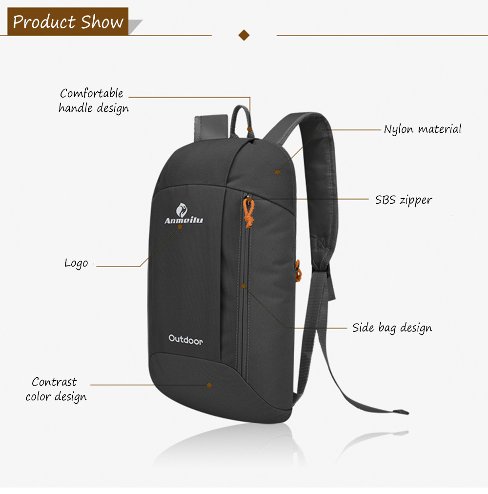 ANMEILU Unisex Kids Outdoor Cycling Traveling Lightweight Leisure Bag Mountaineering Pack Climbing Backpack