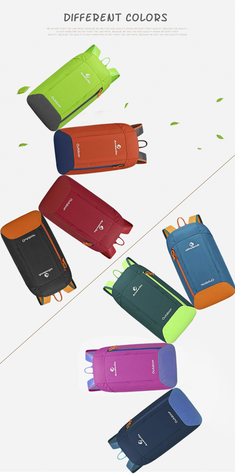 ANMEILU Unisex Kids Outdoor Cycling Traveling Lightweight Leisure Bag Mountaineering Pack Climbing Backpack