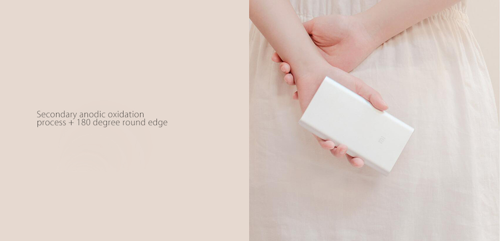 Original Xiaomi Bidirectional Quick Charge 10000mAh Portable Power Bank 2 Aluminium Alloy Housing Ultra-thin Body