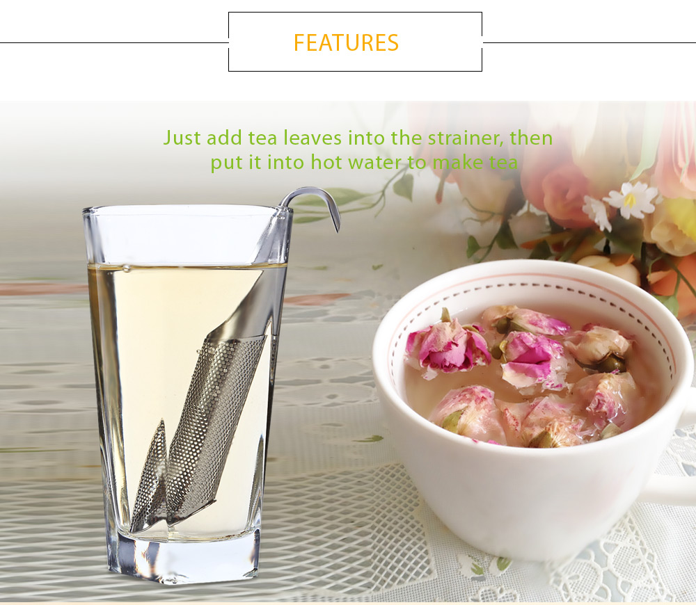 Stainless Steel Pipe Shape Mesh Tea Infuser Reusable Strainer Filter Stainless Steel Pipe Shape Mesh Tea Infuser Reusable Strainer Filter