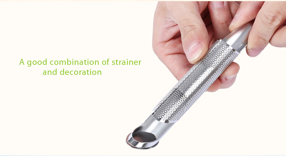 Stainless Steel Pipe Shape Mesh Tea Infuser Reusable Strainer Filter Stainless Steel Pipe Shape Mesh Tea Infuser Reusable Strainer Filter
