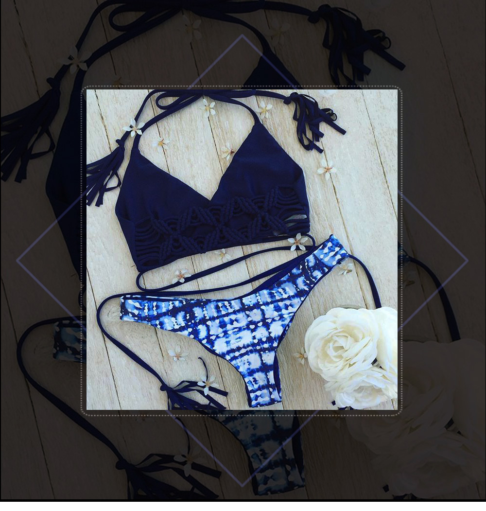Sexy Bandage String Bikini Set Women Strappy Bathing Suit Beach Swimwear Sexy Bandage String Bikini Set Women Strappy Bathing Suit Beach Swimwear