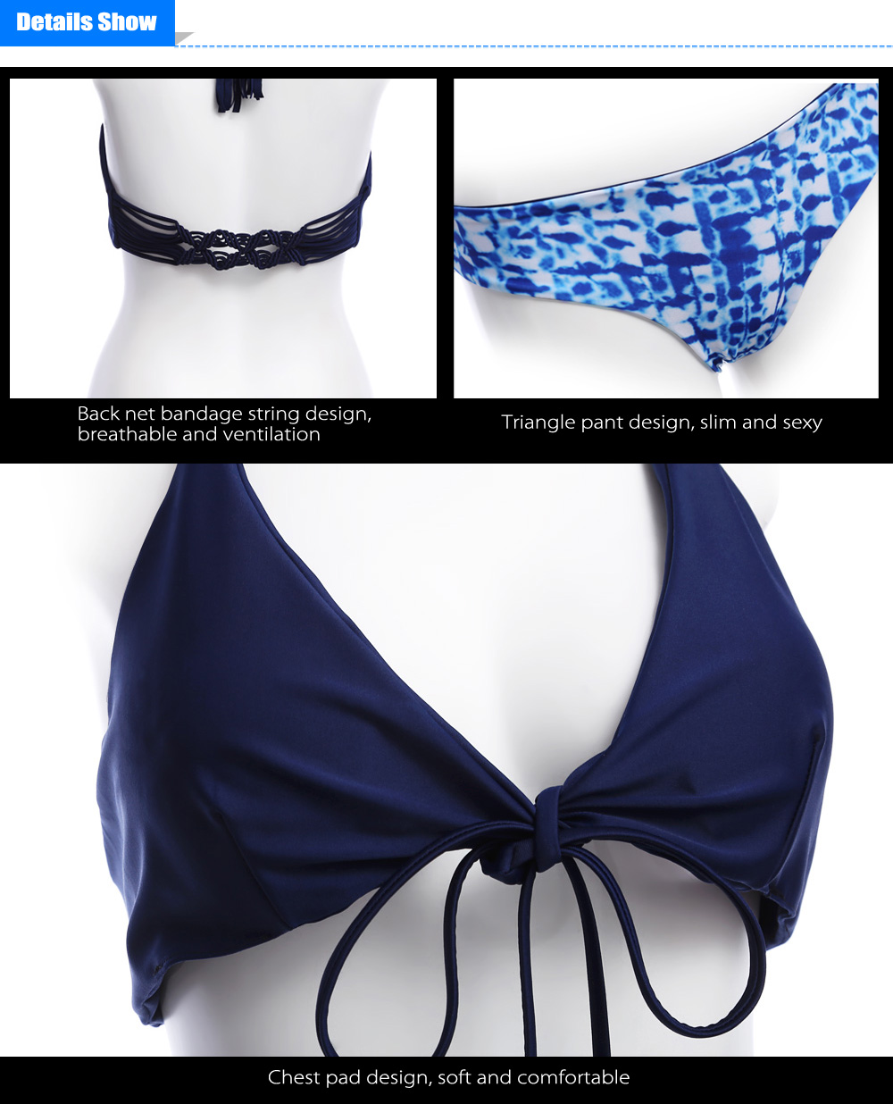 Sexy Bandage String Bikini Set Women Strappy Bathing Suit Beach Swimwear Sexy Bandage String Bikini Set Women Strappy Bathing Suit Beach Swimwear