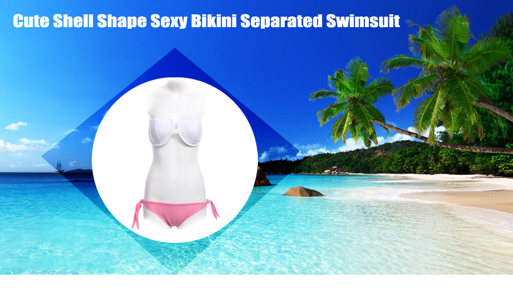 Cute Shell Shape Sexy Bikini Separated Swimsuit Women Beach Swimwear Bathing Suit Cute Shell Shape Sexy Bikini Separated Swimsuit Women Beach Swimwear Bathing Suit