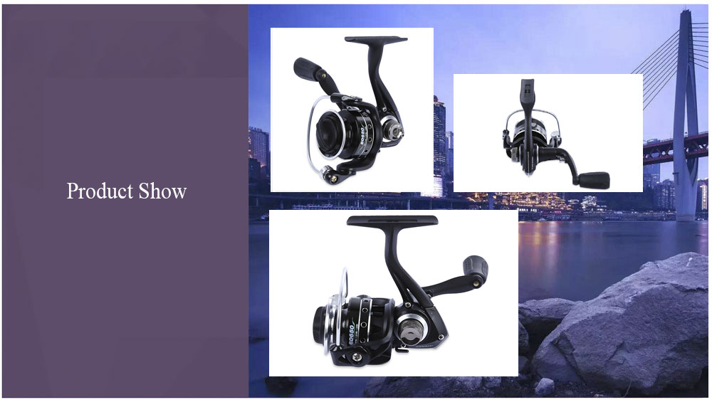 Outlife 5 + 1 Ball Bearing Metal Spool Ocean River Spinning Fishing Reel Outlife 5 + 1 Ball Bearing Metal Spool Ocean River Spinning Fishing Reel