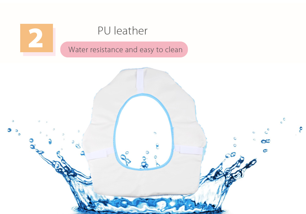 Washable Toilet Seat Plush Cushion PU Back Cover Washable Toilet Seat Plush Cushion PU Back Cover