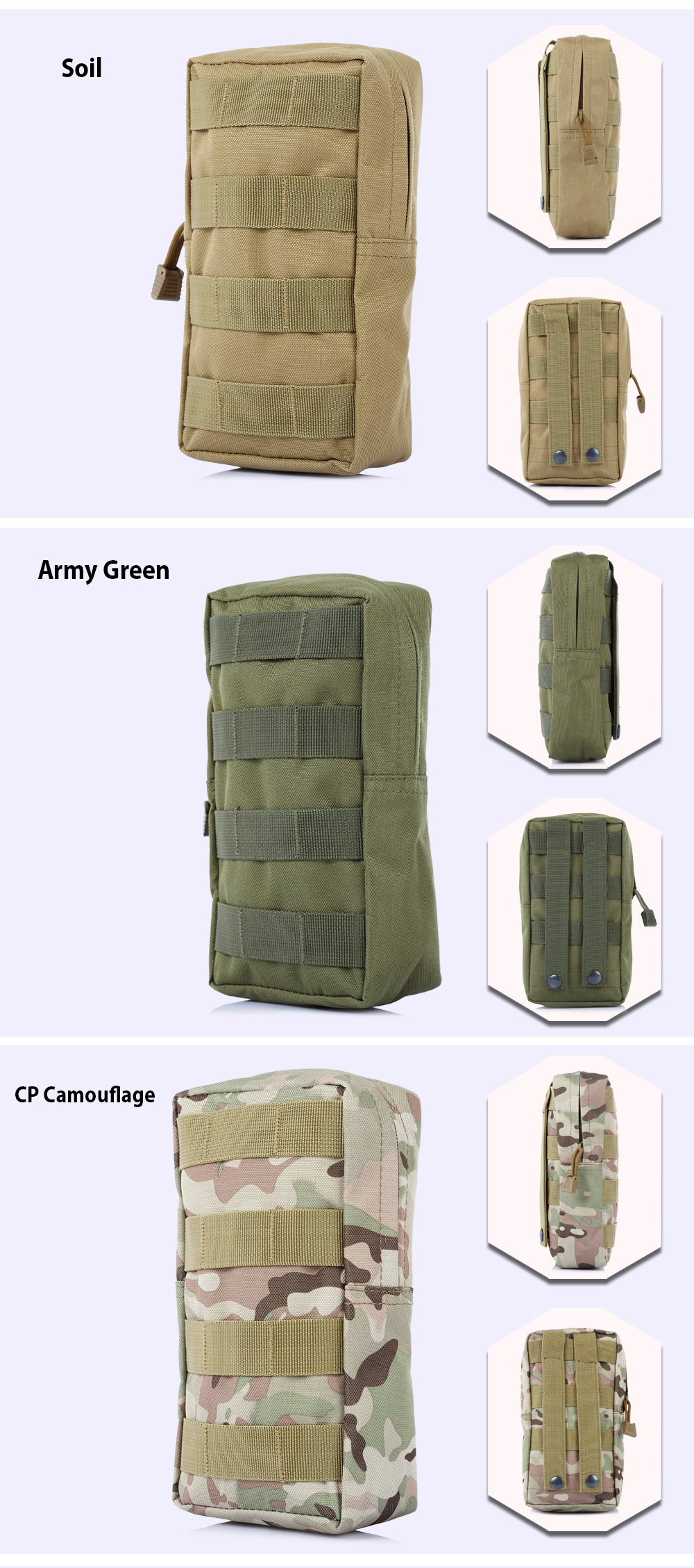 FREEKNIGHT LM - 20 Portable Outdoor Molle Bag Waterproof Military Nylon Sling Phone Pouch Case FREEKNIGHT LM - 20 Portable Outdoor Molle Bag Waterproof Military Nylon Sling Phone Pouch Case