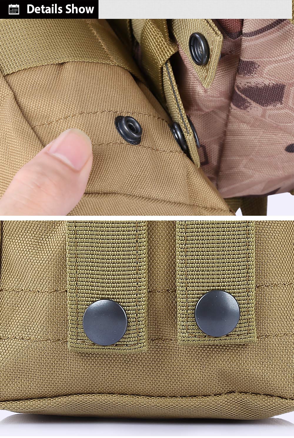 FREEKNIGHT LM - 20 Portable Outdoor Molle Bag Waterproof Military Nylon Sling Phone Pouch Case FREEKNIGHT LM - 20 Portable Outdoor Molle Bag Waterproof Military Nylon Sling Phone Pouch Case