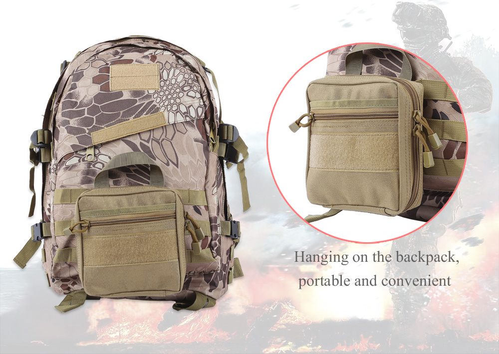 FREEKNIGHT Z400 Portable Outdoor Molle Bag Waterproof Military Nylon Sling Phone Pouch Case