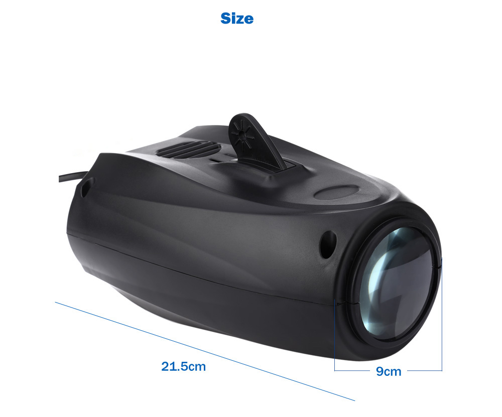 AC 90 - 240V 10W 64 LEDs RGBW Pattern Stage Light Auto Voice-activated Projector Lighting for DJ Party Wedding Club AC 90 - 240V 10W 64 LEDs RGBW Pattern Stage Light Auto Voice-activated Projector Lighting for DJ Party Wedding Club