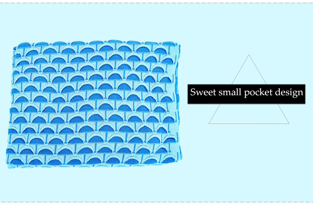 Sweet Mermaid Shape Geometric Design Small Pocket Pattern Blanket Sweet Mermaid Shape Geometric Design Small Pocket Pattern Blanket