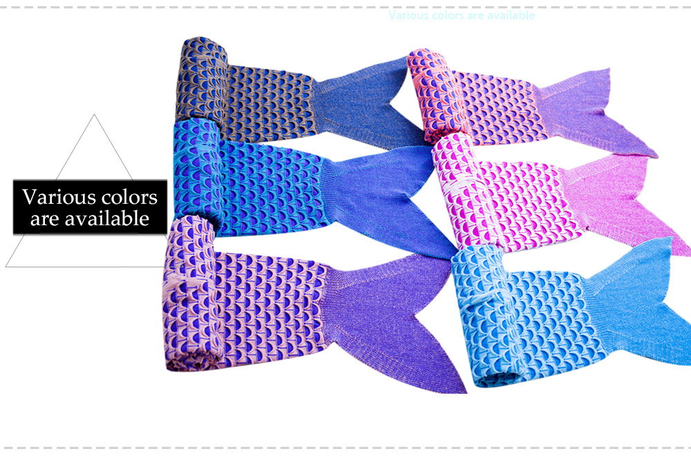 Sweet Mermaid Shape Geometric Design Small Pocket Pattern Blanket Sweet Mermaid Shape Geometric Design Small Pocket Pattern Blanket