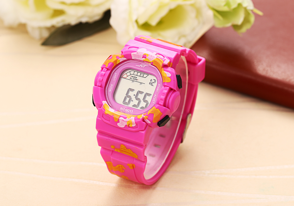 NT - 6011 Children Digital Watch Date Day Alarm LED Light Display Wristwatch NT - 6011 Children Digital Watch Date Day Alarm LED Light Display Wristwatch