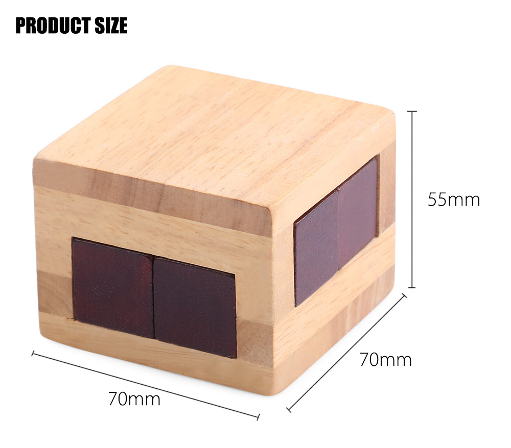Classical Wooden Interlocking Cube Puzzle Toy Gift Brain Teaser Classical Wooden Interlocking Cube Puzzle Toy Gift Brain Teaser