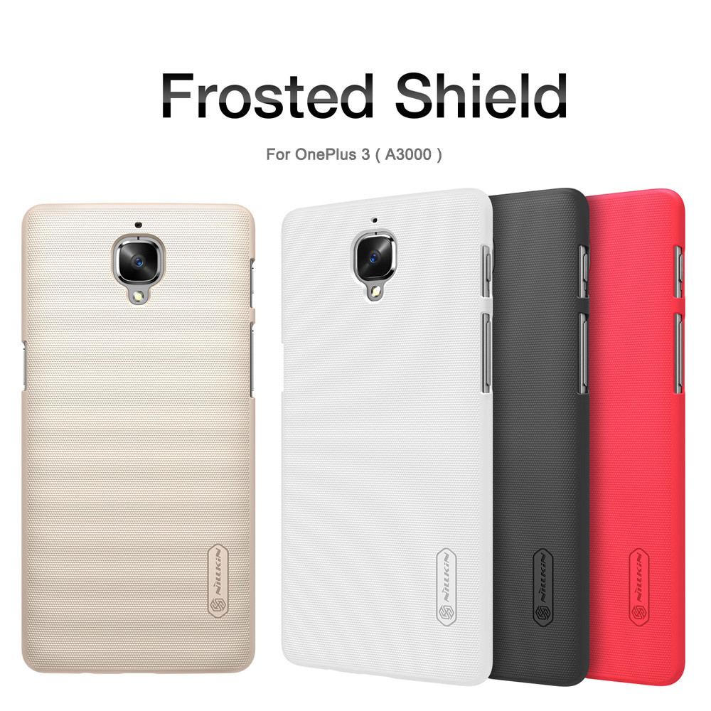 NILLKIN F - HC YJ - A3000 Frosted Shield Back Cover for OnePlus 3 NILLKIN F - HC YJ - A3000 Frosted Shield Back Cover for OnePlus 3