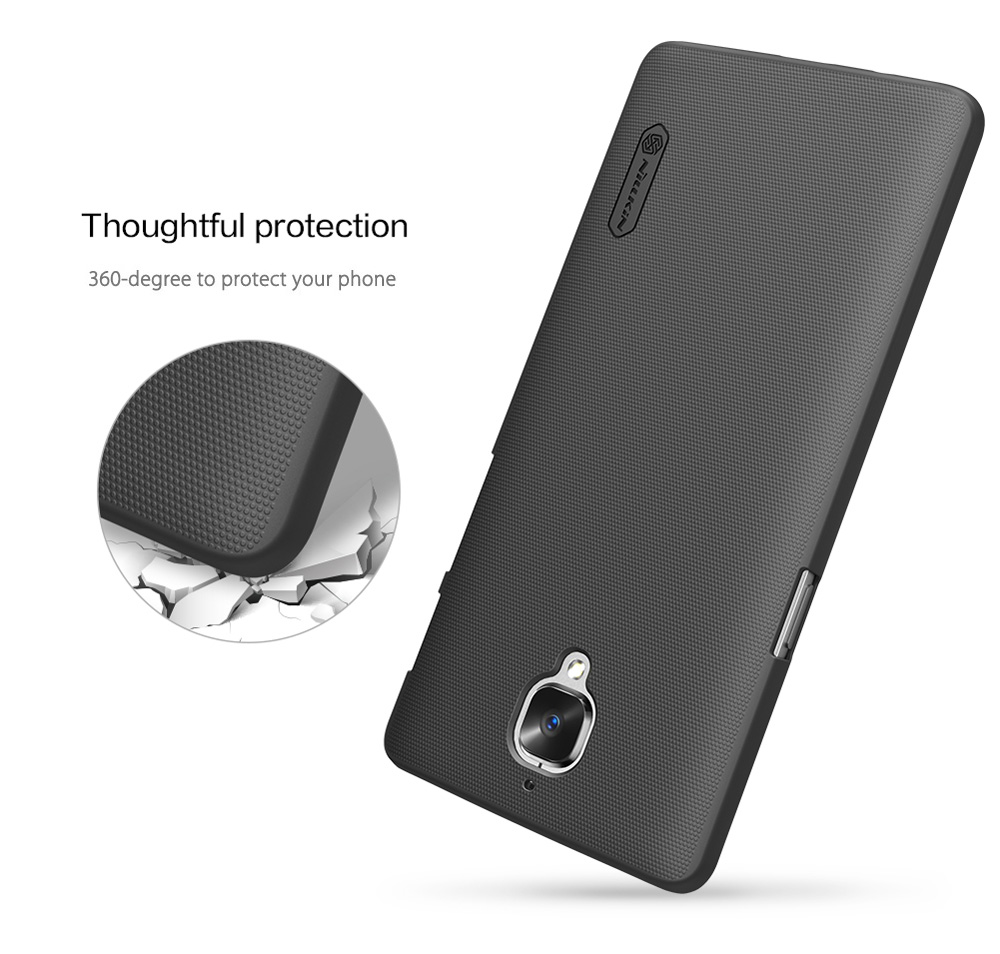 NILLKIN F - HC YJ - A3000 Frosted Shield Back Cover for OnePlus 3 NILLKIN F - HC YJ - A3000 Frosted Shield Back Cover for OnePlus 3