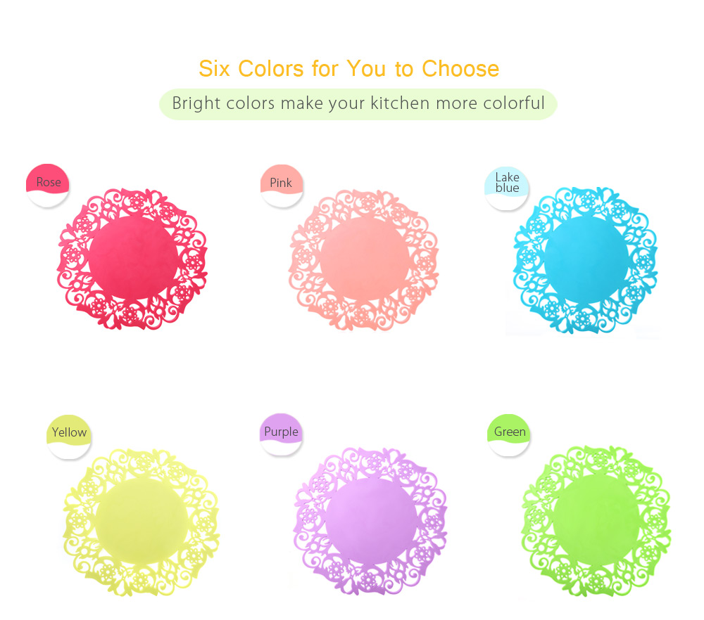 Multipurpose Silicone Hollow Non-slip Heat Resistant Mat Multipurpose Silicone Hollow Non-slip Heat Resistant Mat