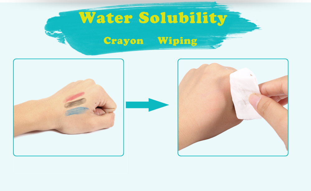 Maped Universal Bright Colorful Bar Water Solubility Crayon with 12 Colors Maped Universal Bright Colorful Bar Water Solubility Crayon with 12 Colors
