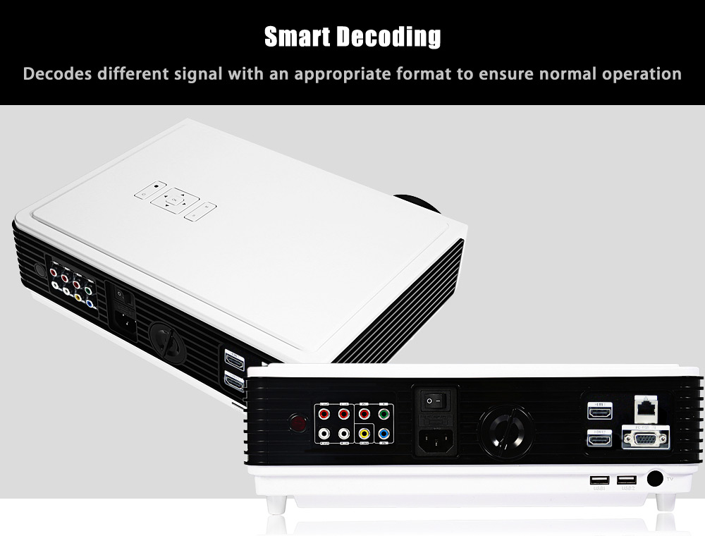 LED - 96 + LCD Projector 2800 Lumens 1280 x 800 Pixels for Home Office Education LED - 96 + LCD Projector 2800 Lumens 1280 x 800 Pixels for Home Office Education