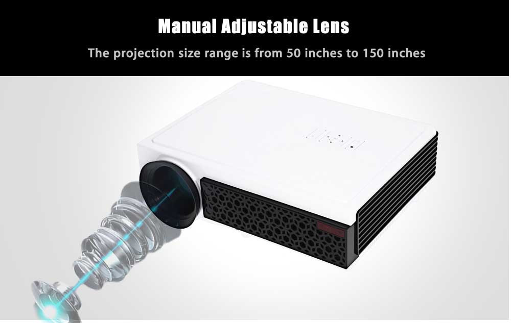 LED - 96 + LCD Projector 2800 Lumens 1280 x 800 Pixels for Home Office Education LED - 96 + LCD Projector 2800 Lumens 1280 x 800 Pixels for Home Office Education