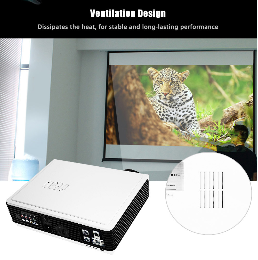 LED - 96 + LCD Projector 2800 Lumens 1280 x 800 Pixels for Home Office Education LED - 96 + LCD Projector 2800 Lumens 1280 x 800 Pixels for Home Office Education