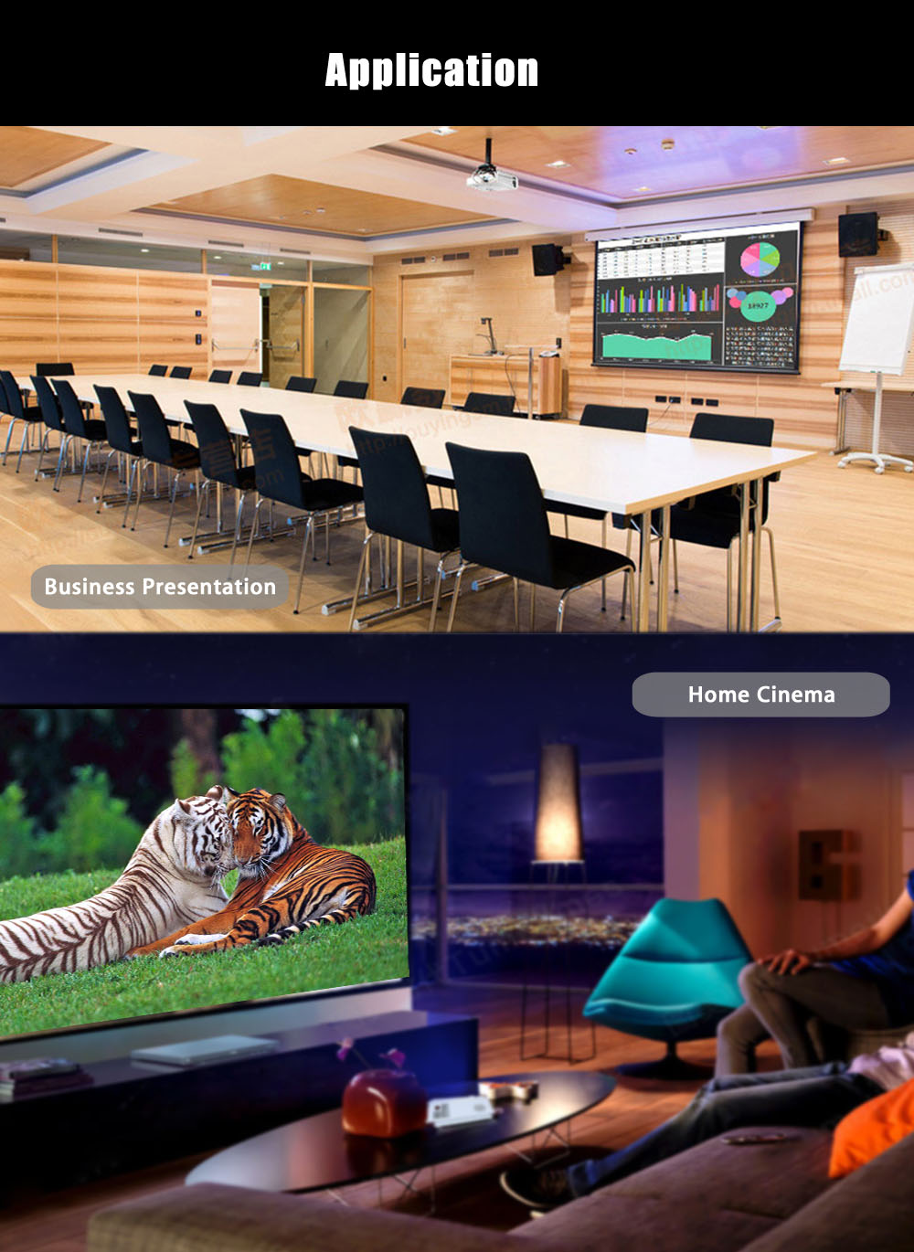 LED - 96 + LCD Projector 2800 Lumens 1280 x 800 Pixels for Home Office Education LED - 96 + LCD Projector 2800 Lumens 1280 x 800 Pixels for Home Office Education