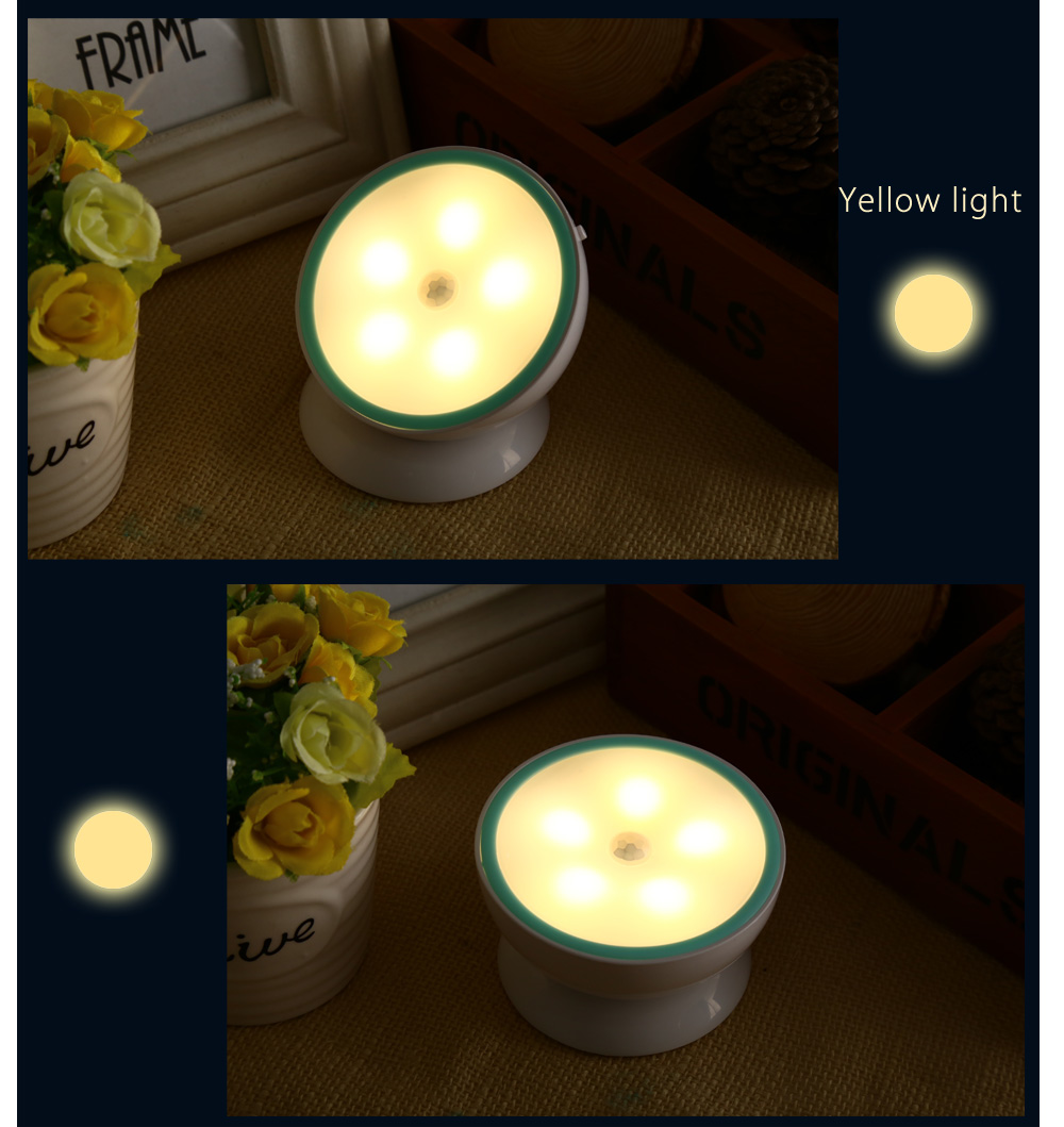 DC 5V 1.5W 45LM Motion Sensor LED Night Light Magnetic 360 Degree Rotation Rechargeable Lamp for Hallway Closet DC 5V 1.5W 45LM Motion Sensor LED Night Light Magnetic 360 Degree Rotation Rechargeable Lamp for Hallway Closet