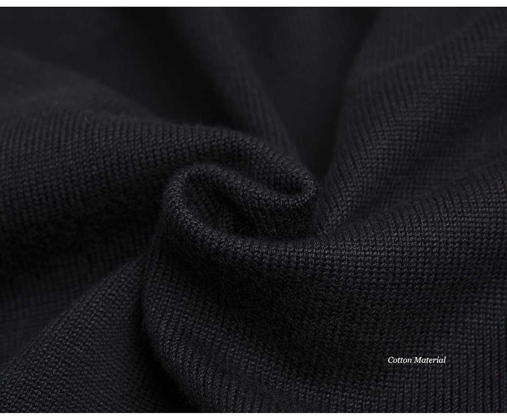 Casual Pure Color Long Sleeve Knitwear for Men