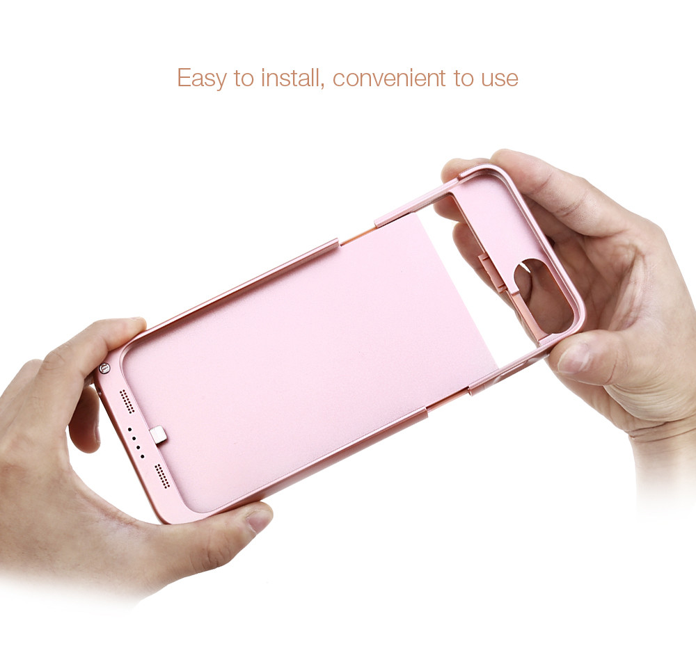 4000mAh External Battery Power Bank Charger Cover with Kickstand for iPhone 6 Plus / 6S Plus / 7 Plus 5.5 inch 4000mAh External Battery Power Bank Charger Cover with Kickstand for iPhone 6 Plus / 6S Plus / 7 Plus 5.5 inch