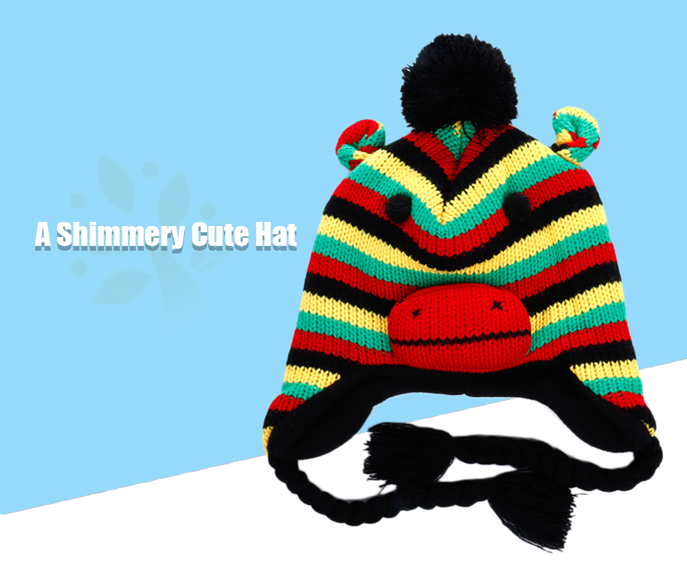 QULEXING Cute Animal Design Knitted Child Hat QULEXING Cute Animal Design Knitted Child Hat