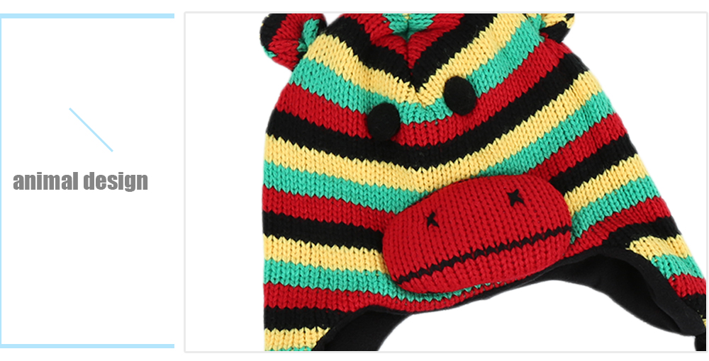 QULEXING Cute Animal Design Knitted Child Hat QULEXING Cute Animal Design Knitted Child Hat