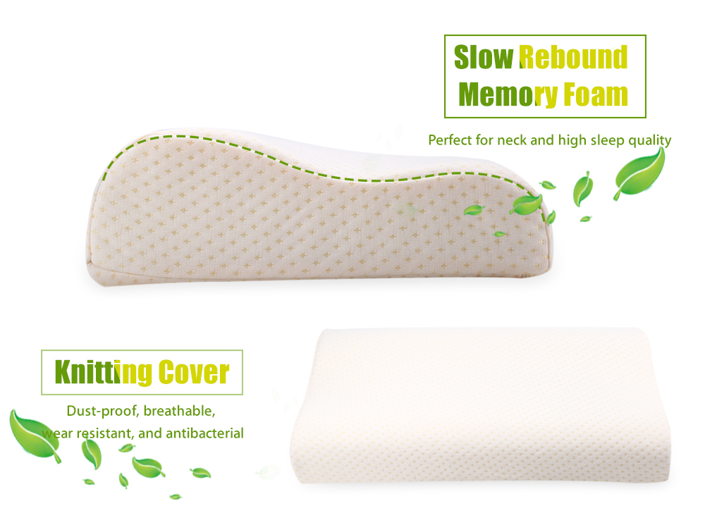 Knitting Slow Rebound Memory Foam Neck Pillow Knitting Slow Rebound Memory Foam Neck Pillow
