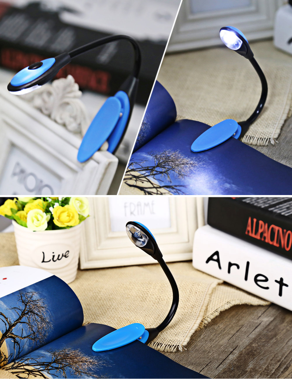 YouOKLight 0.2W Clip Fixtures LED Desk Light Eye Protection Reading Lamp YouOKLight 0.2W Clip Fixtures LED Desk Light Eye Protection Reading Lamp