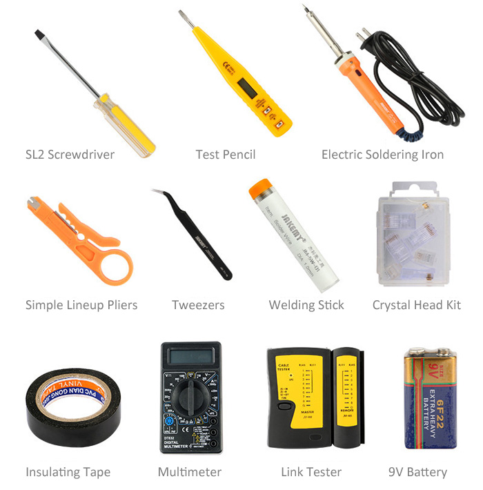 JAKEMY JM - P15 17 in 1 Professional Soldering Iron Suit for Networking Issue