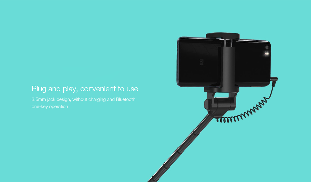 Original Xiaomi Wire Control Selfie Stick Monopod Camera Shutter 270 Degree Rotation Original Xiaomi Wire Control Selfie Stick Monopod Camera Shutter 270 Degree Rotation