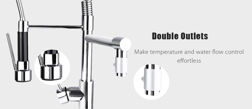 Deck Mounted Pull-down Swivel Spray Kitchen Faucet Mixer Tap Deck Mounted Pull-down Swivel Spray Kitchen Faucet Mixer Tap