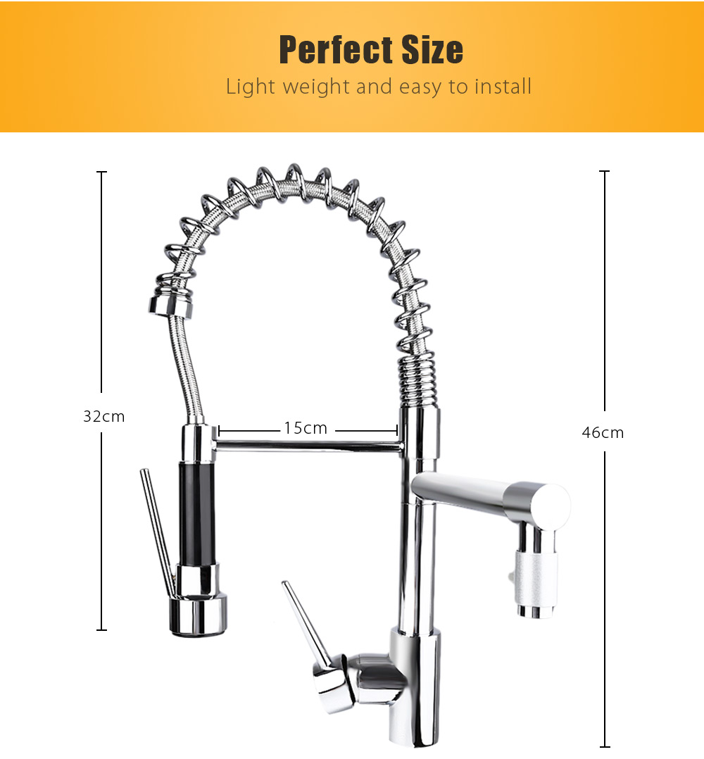 Deck Mounted Pull-down Swivel Spray Kitchen Faucet Mixer Tap Deck Mounted Pull-down Swivel Spray Kitchen Faucet Mixer Tap