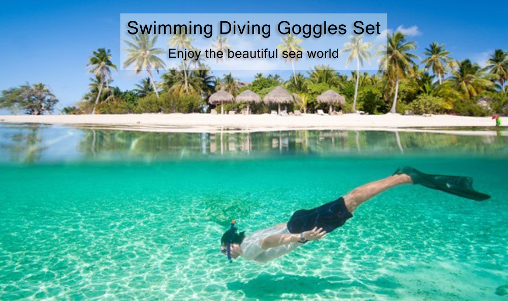 Swimming Diving Scuba Anti-fog Goggles Mask Underwater Submersible Set Glasses Dry Snorkel Swimming Diving Scuba Anti-fog Goggles Mask Underwater Submersible Set Glasses Dry Snorkel