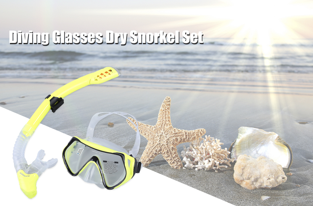 Swimming Diving Scuba Anti-fog Goggles Mask Underwater Submersible Set Glasses Dry Snorkel Swimming Diving Scuba Anti-fog Goggles Mask Underwater Submersible Set Glasses Dry Snorkel