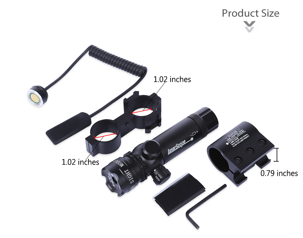 8808 20MM Tactical Red Dot Laser Sight Scope with Mounts for Pistol Weaver Picatinny Rail 8808 20MM Tactical Red Dot Laser Sight Scope with Mounts for Pistol Weaver Picatinny Rail