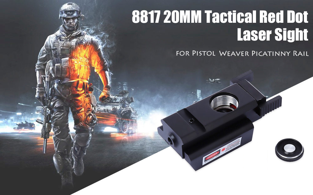 8817 20MM Tactical Red Dot Laser Sight Scope for Pistol Weaver Picatinny Rail 8817 20MM Tactical Red Dot Laser Sight Scope for Pistol Weaver Picatinny Rail