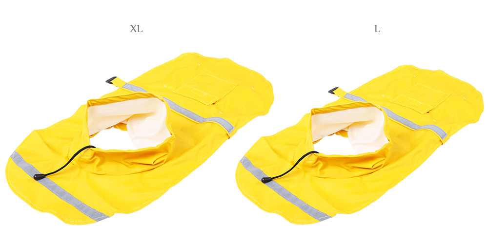 Adjustable Pet Dog Reflective Rain Jacket Raincoat with Cap Adjustable Pet Dog Reflective Rain Jacket Raincoat with Cap