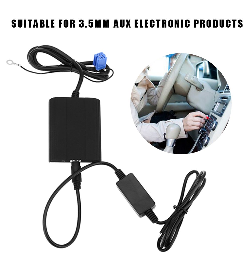 WT - IP5 8 Pin Car Charger Adapter for Volkswagen Vehicle MP3 Player Digital CD Box