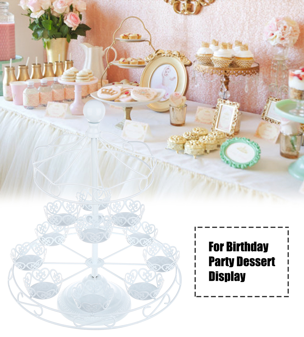 Christmas Tree Shape Metal 3 Tiers 12 Cups Cupcake Stand for Birthday Party Dessert Display Christmas Tree Shape Metal 3 Tiers 12 Cups Cupcake Stand for Birthday Party Dessert Display