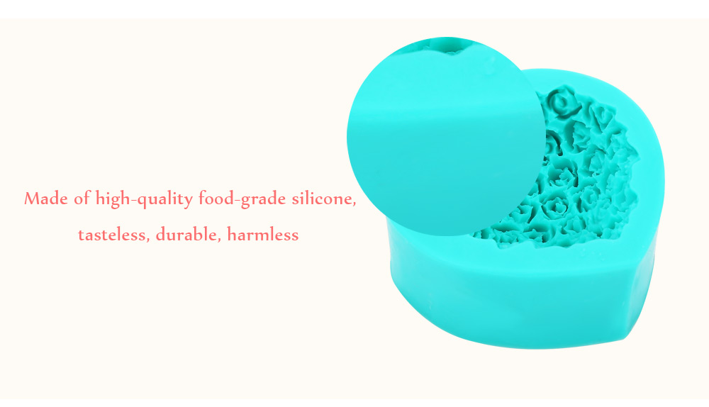 DIY Silicone Rose Flower Fondant Cake Mold Decorating Tool DIY Silicone Rose Flower Fondant Cake Mold Decorating Tool