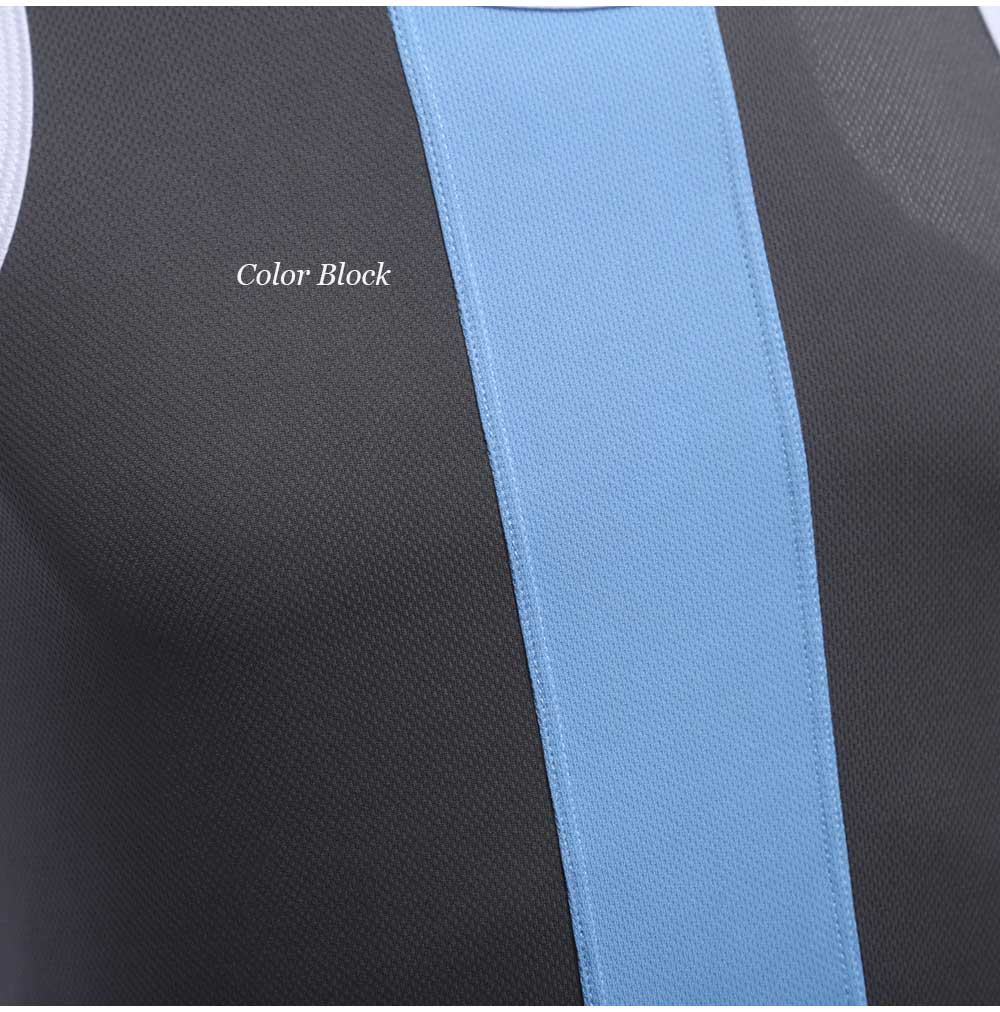 Simple Design Mesh Round Neck Sleeveless Breathable Vest for Men
