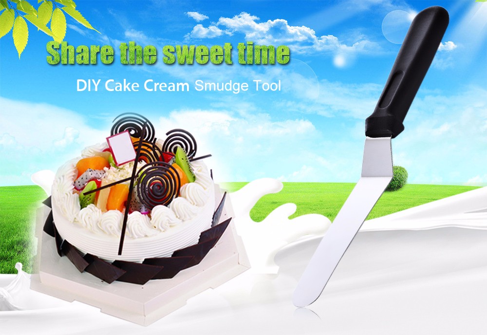 DIY Cake Cream Fondant Angled Smoother Smudge Tool DIY Cake Cream Fondant Angled Smoother Smudge Tool