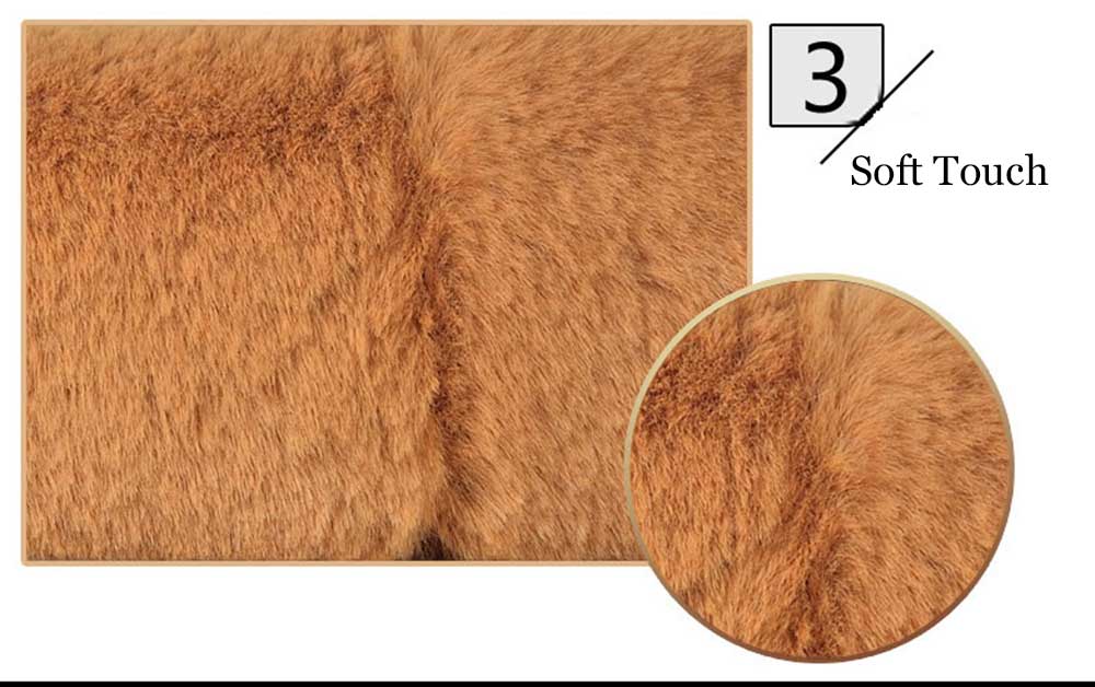 Casual Winter Pure Color Car Steering Wheel Cover
