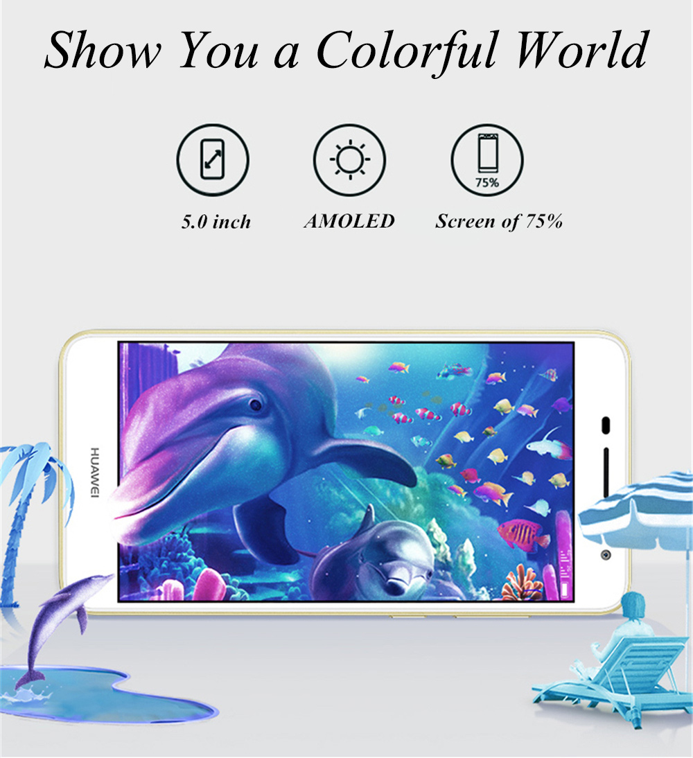 HUAWEI Enjoy 6 ( NCE-AL00 ) 5.0 inch Android 6.0 AMOLED Screen 4G Smartphone MT6750 Octa Core 1.5GHz 3GB RAM 16GB ROM 13.0MP Rear Camera Fingerprint Sensor