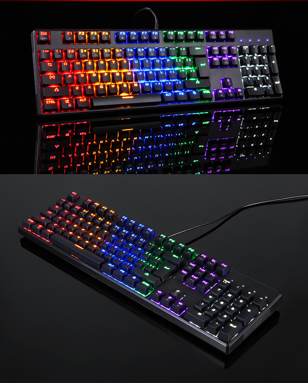 Motospeed CK107 Mechanical Keyboard with LED Backlit Motospeed CK107 Mechanical Keyboard with LED Backlit